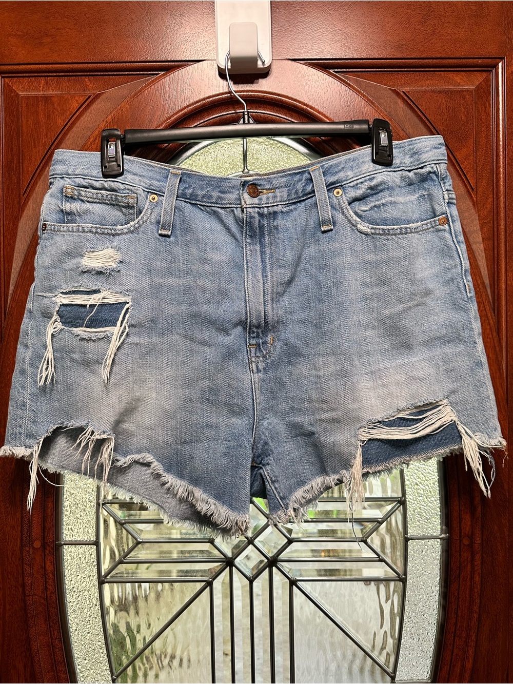 Madewell The Mom Jean Shorts